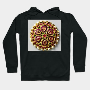 Jewelled Geometric Pattern Hoodie